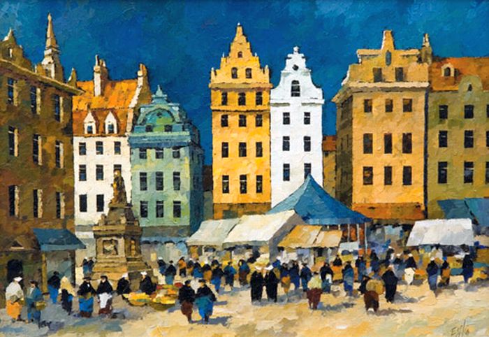 Image result for paintings of stockholm
