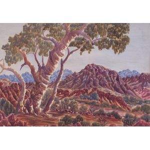 MacDonnell Ranges Northern Territory Artwork Image