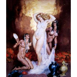signed lower centre 'Norman Lindsay', 41 x 34.5 cm. 