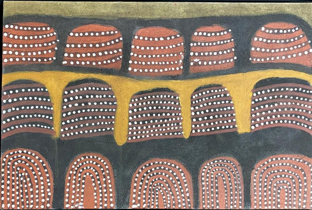 Numbers by medium - Jack Britten. c1921-2002 Australia (Aboriginal)