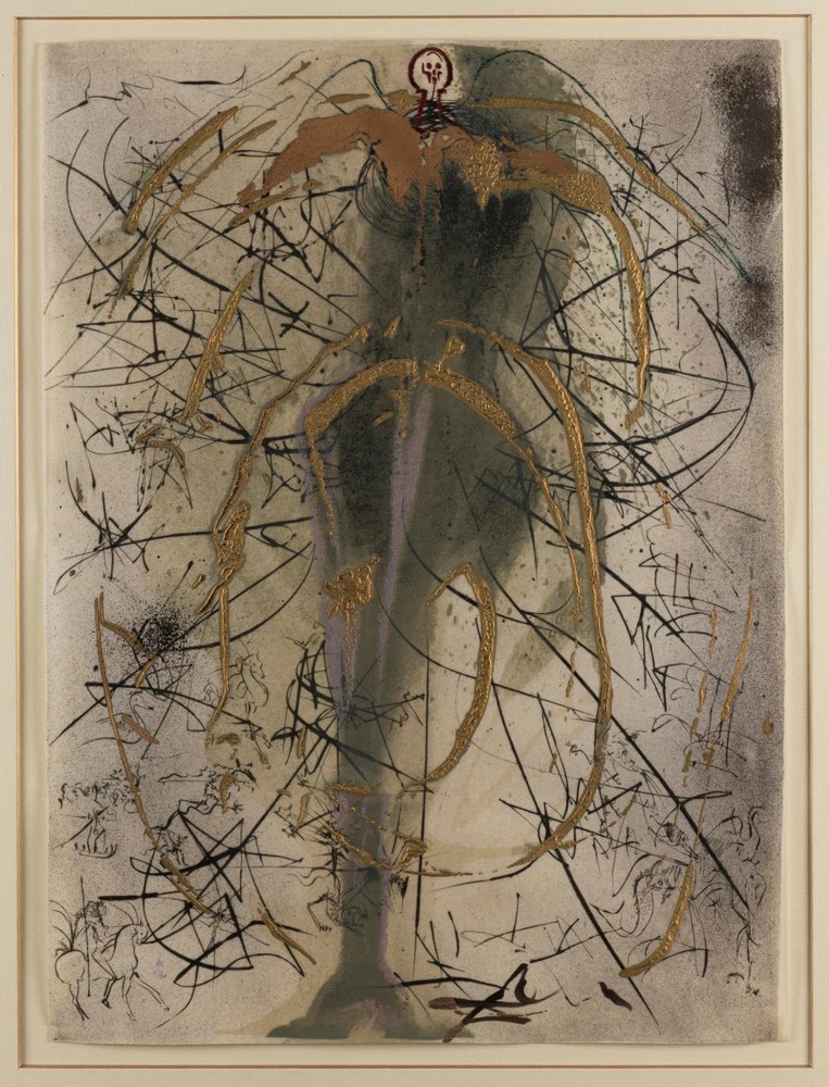 Art Print Dali - The Temptation of St.Anthony - 70 x 50 cm