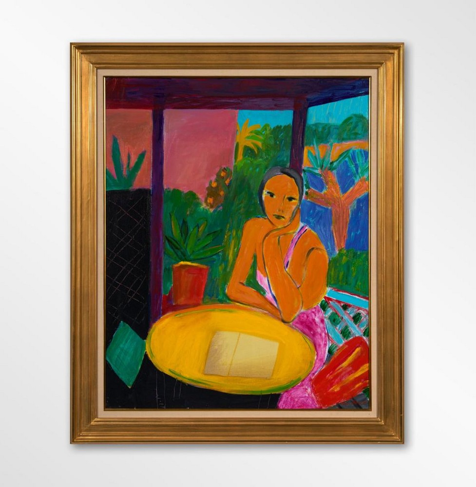 Ken Done「キャビンの裸婦」版画 ポップアート 額装 サイン入り #553 Paintings - Ken Done - Australian Art Auction Records
