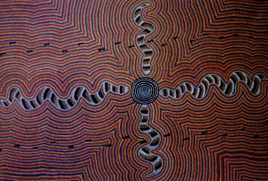 Riley Major Tjangala. c1948-. Australia (Aboriginal) - Works in Past Sales