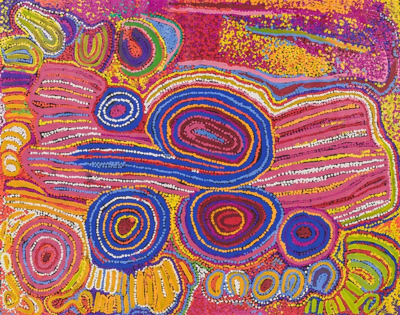 Jakayu Biljabu. 1936-. Australia (Aboriginal) - Works in Past Sales