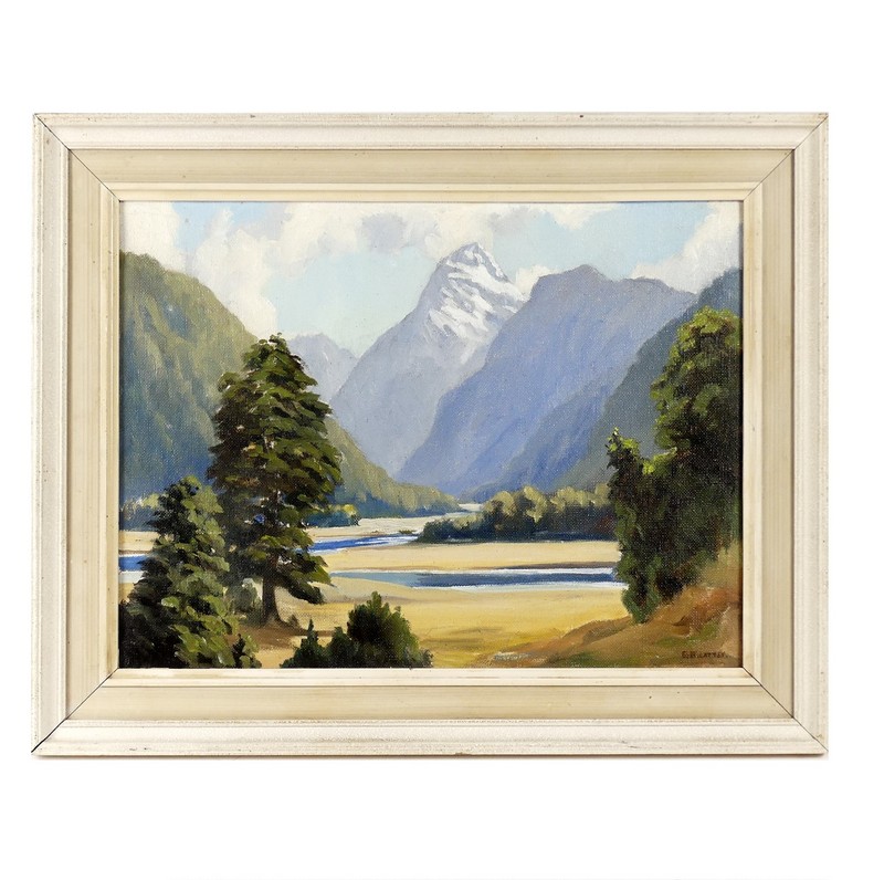 Edward B. (Ted) Lattey. 1899-1986 New Zealand - Works in Past Sales