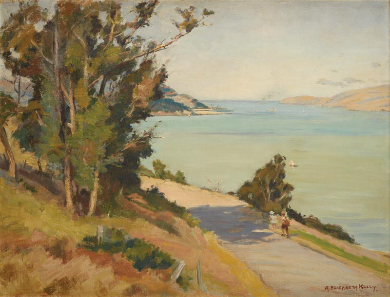 Annie Elizabeth Kelly. 1877-1946 New Zealand - Works in Past Sales