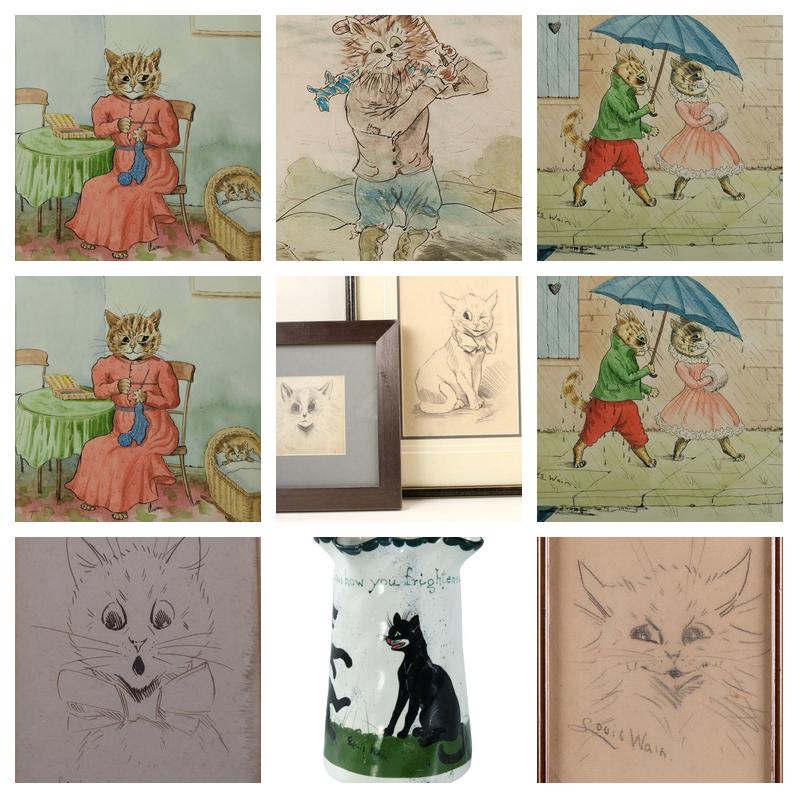 Louis Wain 1860 1939 Prices Of Art At Auction   Cb9f3a6d B81d F5cd E9b94c78b02b4f25 